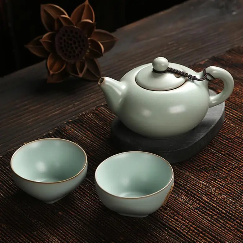 Керамический заварочный чайник чайный набор кунг-фу для офиса путешествий | Дом и