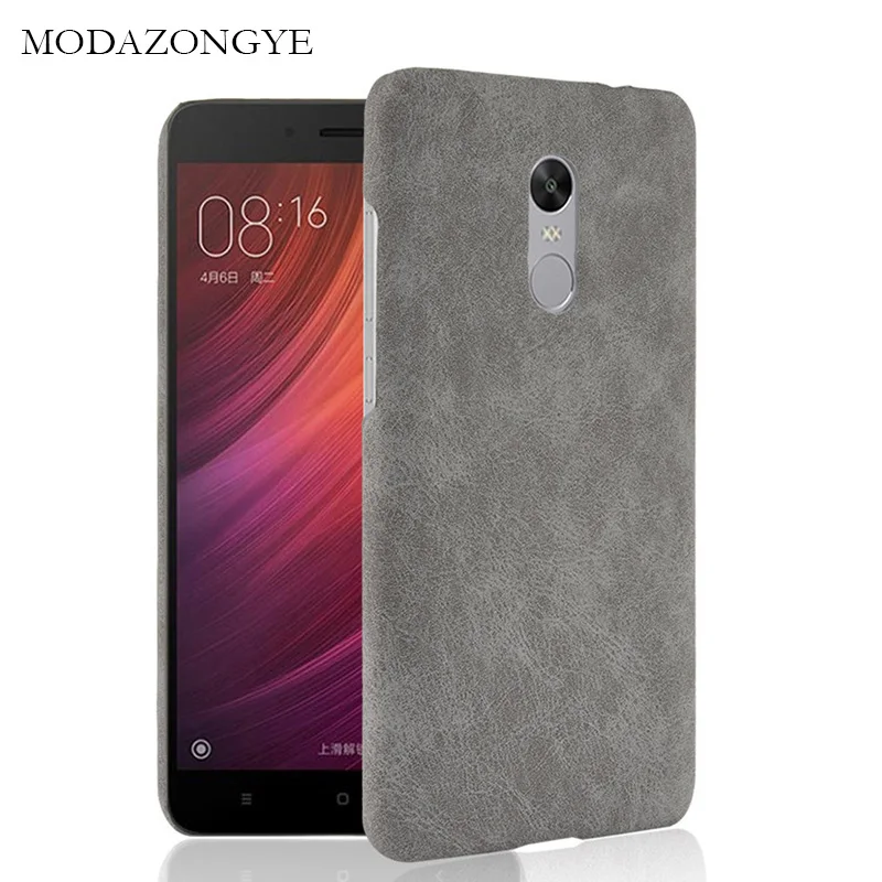 Redmi Note 4 чехол из искусственной кожи пластиковая задняя крышка для телефона Xiaomi