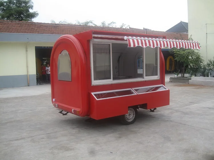 

280HW mobile food carts/trailer/ ice cream truck/snack food carts customized for sale free shipping by sea