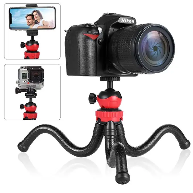 Новый портативный штатив Гибкий Осьминог путешествия мини мобильный телефон