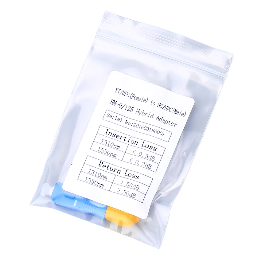 Оптический адаптер Hyird SC (штекер)/ST (гнездо) одномодовый для оптоволоконных