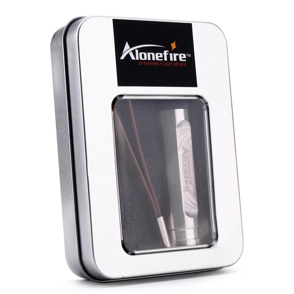 Светодиодный фонарик ALONEFIRE S106 Penlight из нержавеющей стали Mini XML Cree высокой мощности