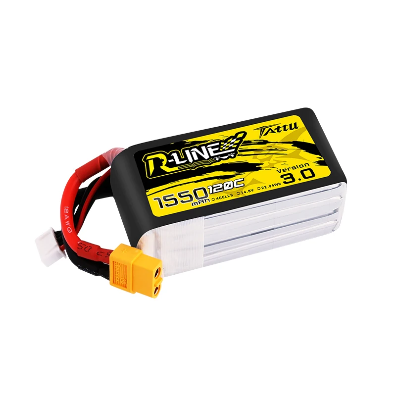 Attu R Line версия 3 0 V3 4S 6S 1300/1550/1800/2000mAh 120C 14 8 V Lipo батарея с разъемом XT60 для FPV гоночного
