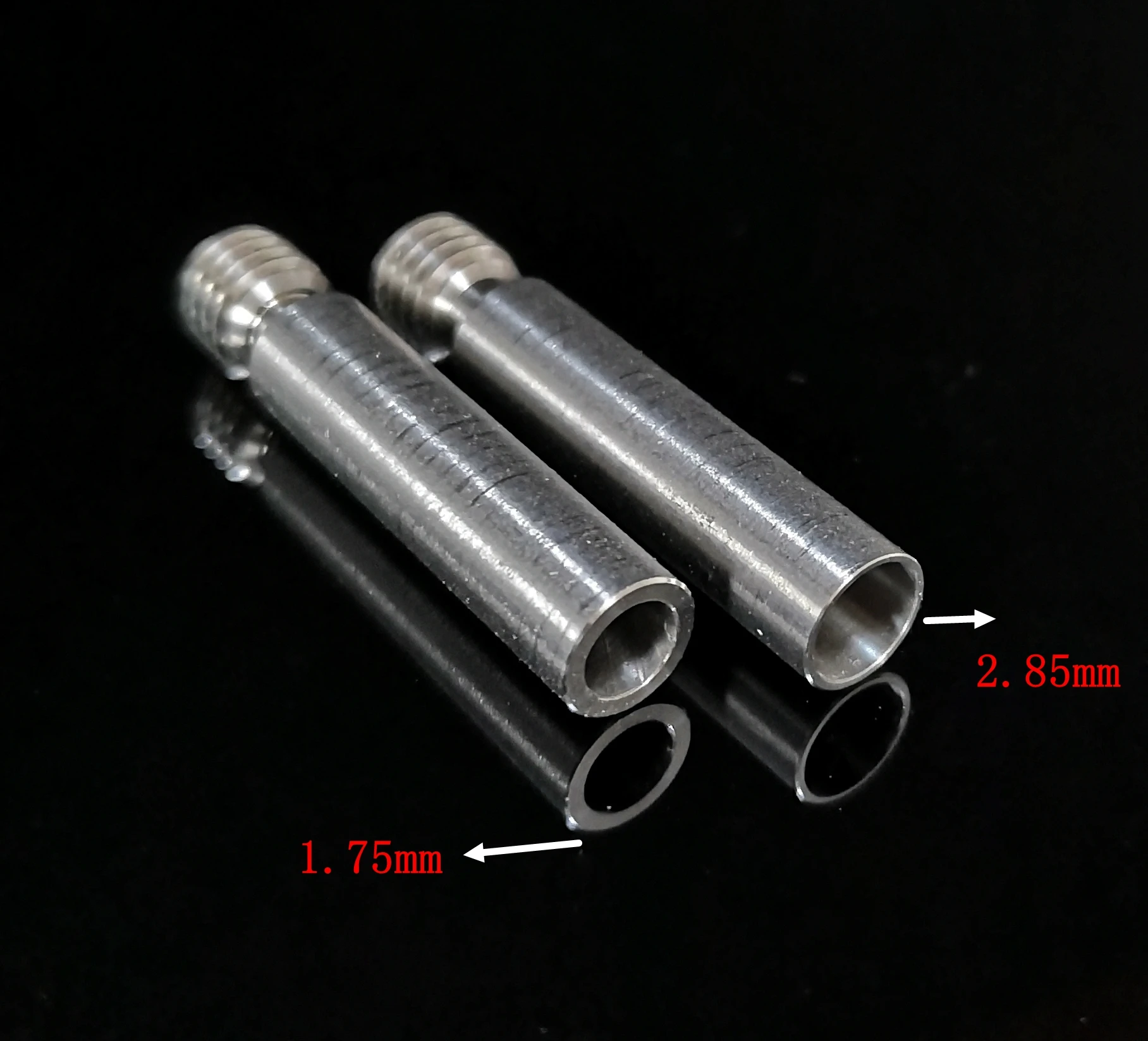 2 шт. супер гладкая Титан MK8 длинные M6 горло с Труба PTFE внутри для FDM формируя 3D принтеры