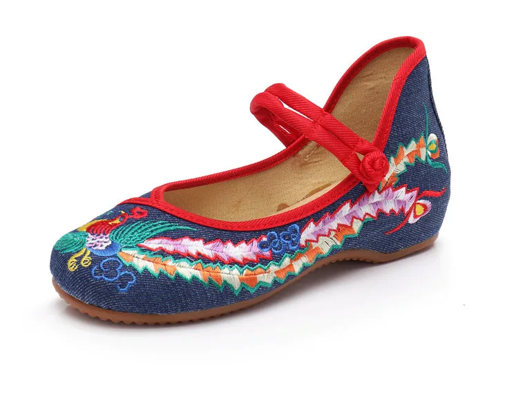 blue Ismrcl плюс size34~ 41 женские туфли, плоская подошва, Танцы кроссовки для женщин современная танцевальная обувь plaza ткань с вышивкой, на свадьбу - Цвет: blue