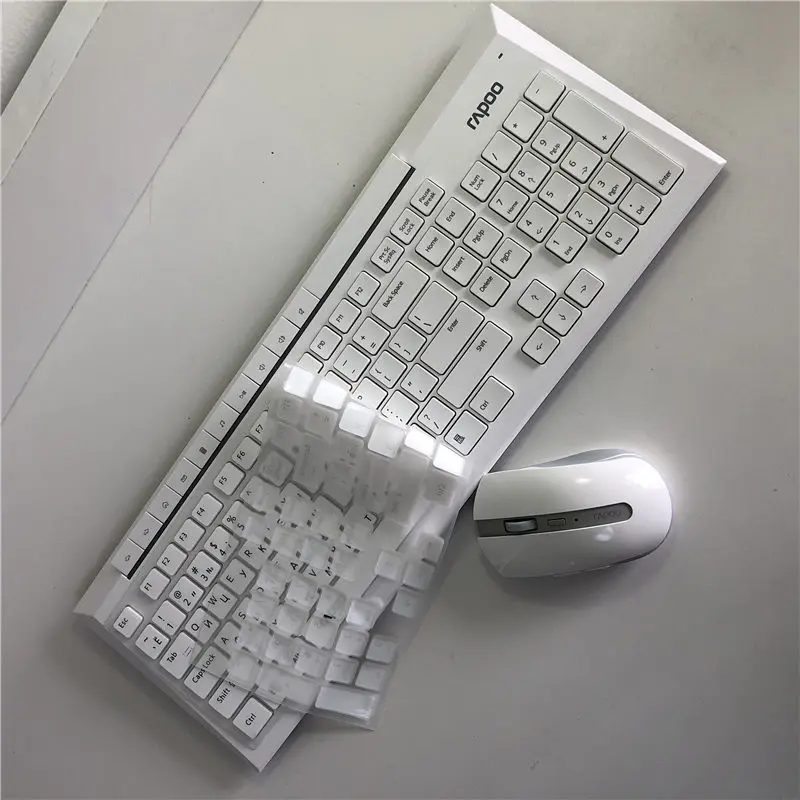 Высокое качество русская клавиатура протектор для Rapoo 8200P 9300P 9100P 8000X220X336 9300 м 8000 м X 221 м
