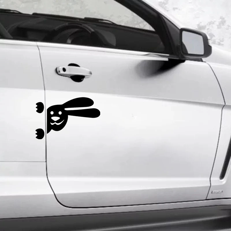 CS-1303#14*22см наклейки на авто Заяц борт v2 водонепроницаемые машину наклейка для