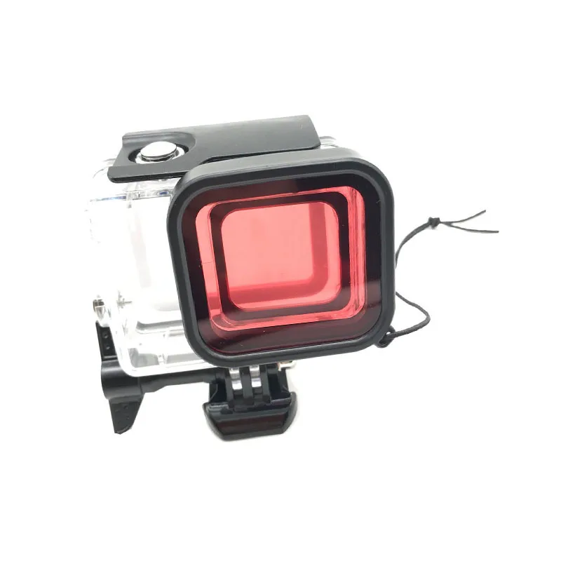 Водонепроницаемый корпус для подводной защиты дайвинга набор красных фильтров