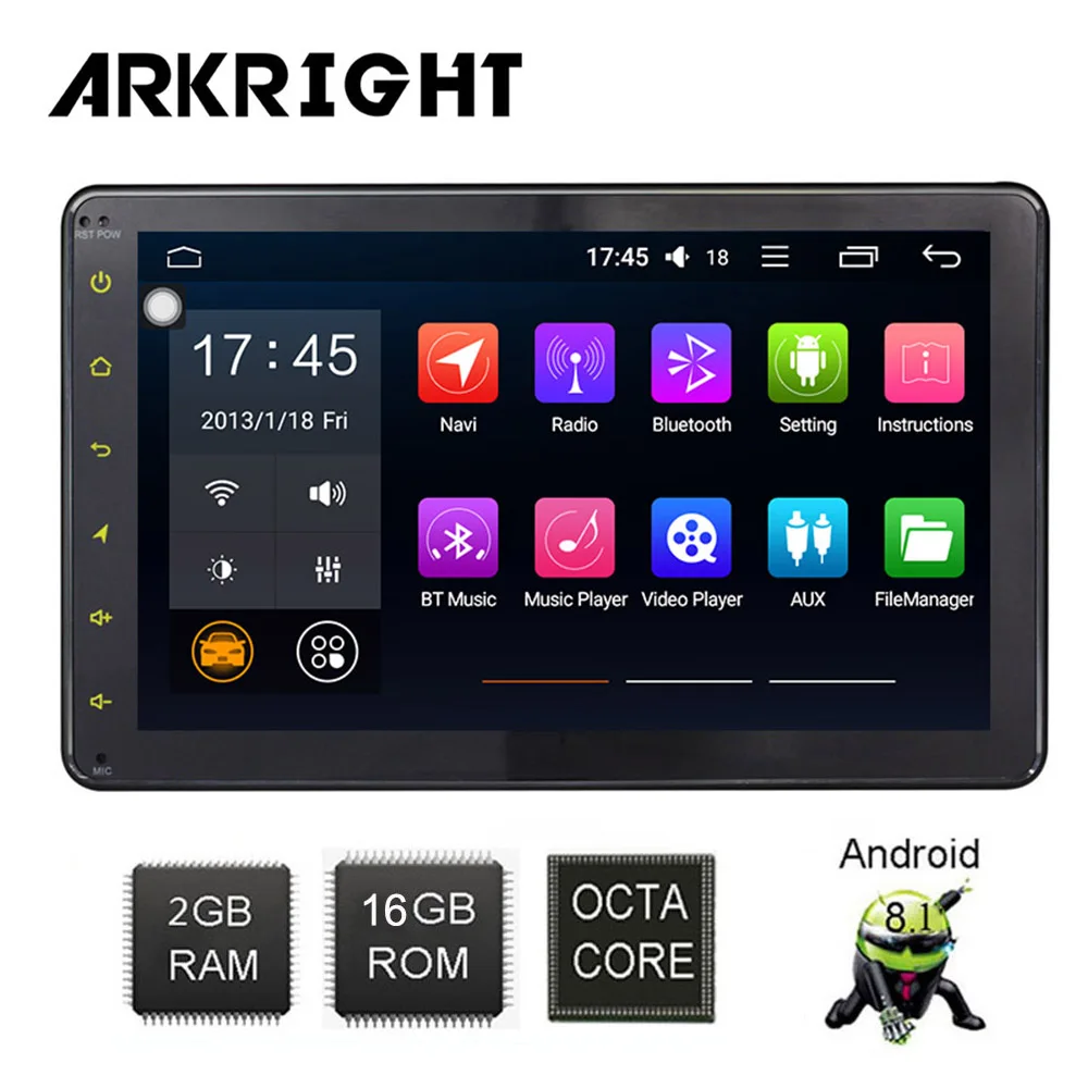 ARKRIGHT 8 ''Android 1 универсальный автомобильный Радио стерео/головное устройство HD