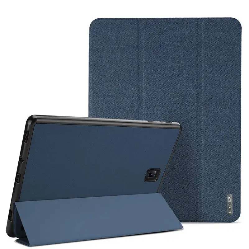Blue Умный чехол для samsung Galaxy Tab S4 10,5, чехол SM-T830 T835 из искусственной кожи, защитный чехол с функцией автоматического сна - Цвет: Blue