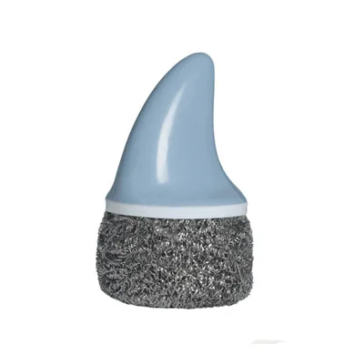 Brush Nordic blue MSJO щетка из нержавеющей стали шар для очистки блюдо миска горшок очиститель скрубберы новая Акула ручка провода кухонные чистящие щетки - Цвет: Brush Nordic blue