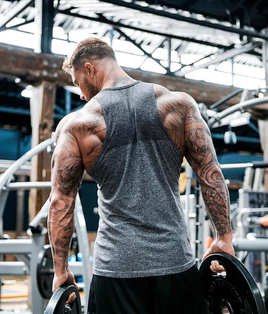 2019 Summer Running Vest Men Quick Dry Bodybuilding Undershirt Sleeveless t-shirt Gym Fitness Tank Tops Sport Clothing | Спорт и