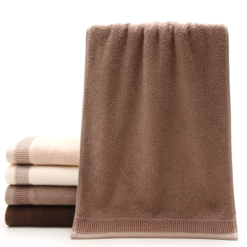 1 шт., хлопок, банное полотенце, плотное, 70x140 см, одноцветное, жаккардовое, стриженое, пляжное полотенце для лица, быстросохнущее, домашнее, банное полотенце