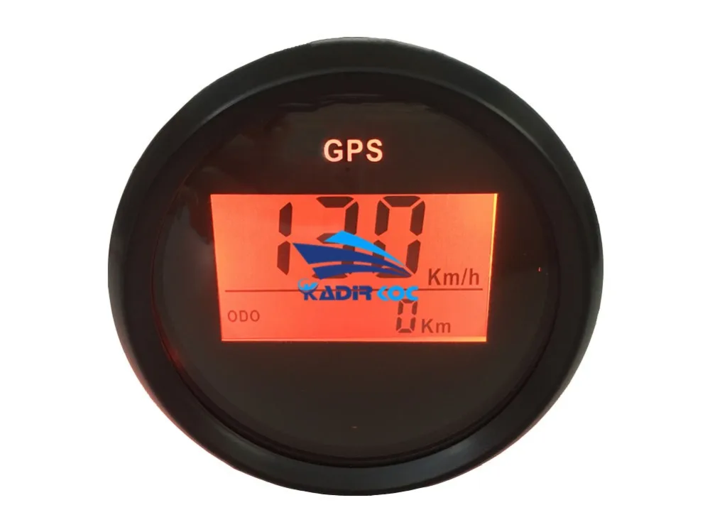 1 шт. абсолютно 52 мм цифровой gps одометры Авто измерители скорости 0-999 км/ч неизвестно Показать 9-32 В водонепроницаемый скорость mileometer