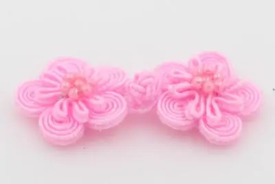 DoreenBeads 5 пар китайская лягушка закрытие узел застежка Пуговицы Cheongsam украшение для свадебного приглашения ручной работы цветок кнопка - Цвет: 4