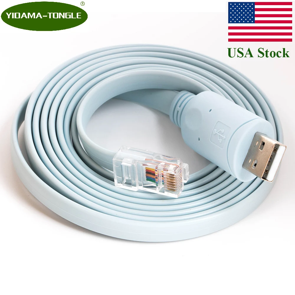 1 8 м FTDI USB к RJ45 кабель консоли для Huawei маршрутизатор переключатель Windows 7 Vista MAC Linux