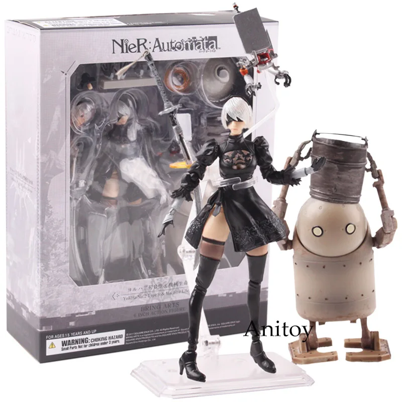 Автоматы 2B YoRHa № 2 Тип B &amp машина Lifeform ПВХ вывести искусство SQUARE ENIX Фигурки