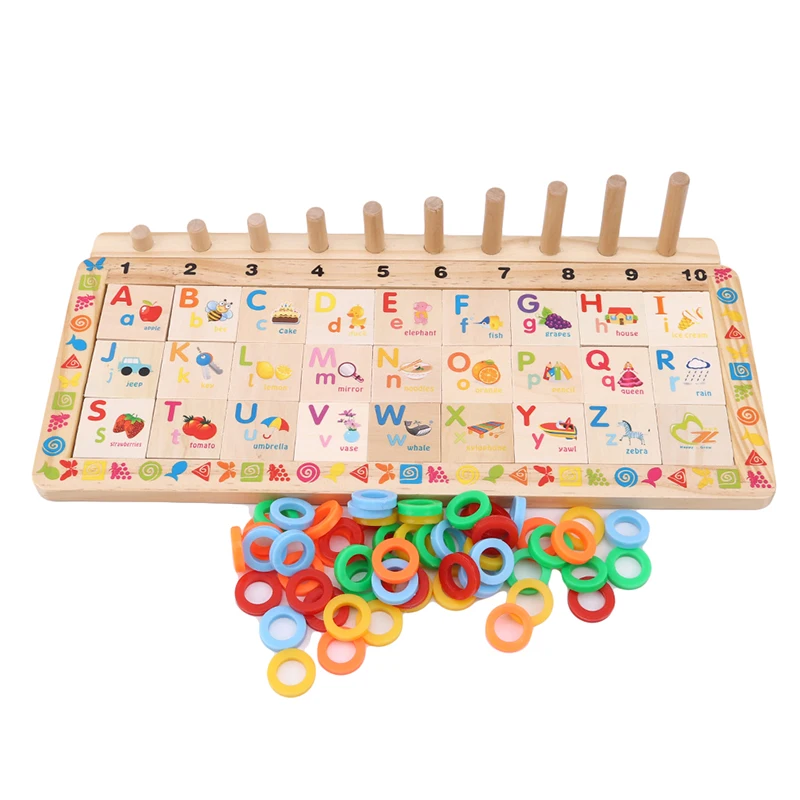 Детские Монтессори радужные пончики бревна детские математические познания