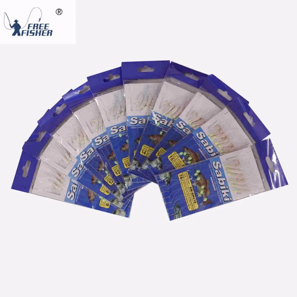 22 шт./упаковка рыболовные крючки с перьями|herring rig|lure rigssabiki feathers |