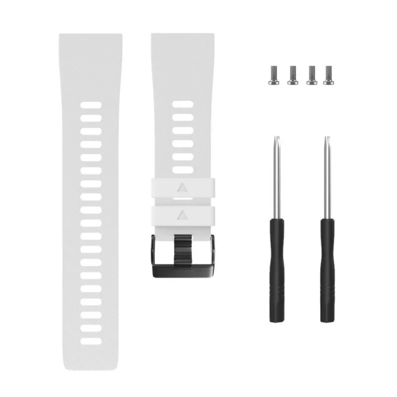 Силиконовый ремешок для наручных часов с пряжкой из нержавеющей стали Сменные