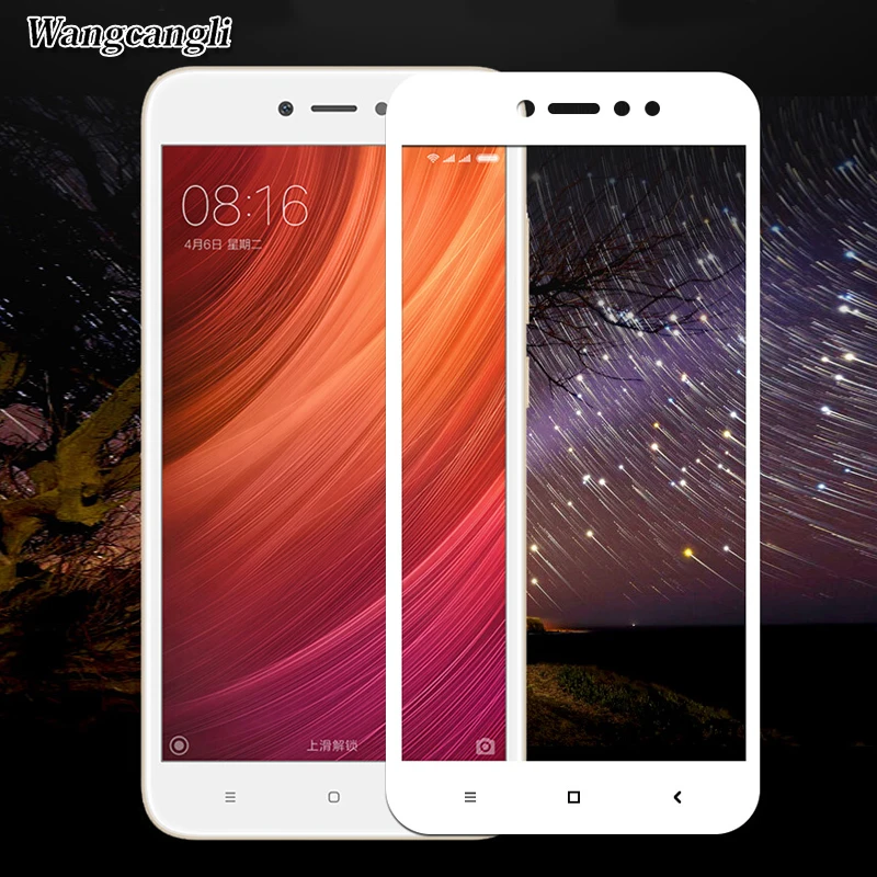 Защитное стекло wangcangli с твердыми краями для xiaomi redmi 5 plus экрана xiomi note 5a prime |