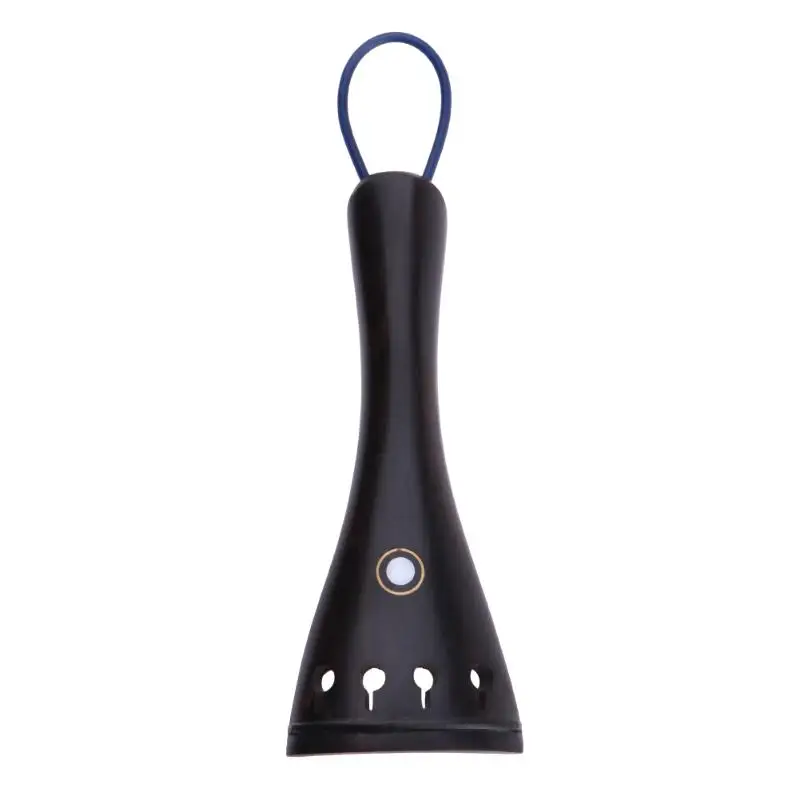 Новинка 4/4-3/4 черная большая взрослая эбеновая скрипка хвостовая часть с медной тонкой настройкой для профессиональных частей и аксессуаров для скрипки