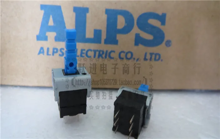 Импорт Япония ALPS самоблокирующиеся переключатель блокировки 6 pin 6 футов 6 футов двойной ряд клавиши пианино кнопка блокировки выключатель питания переключатель
