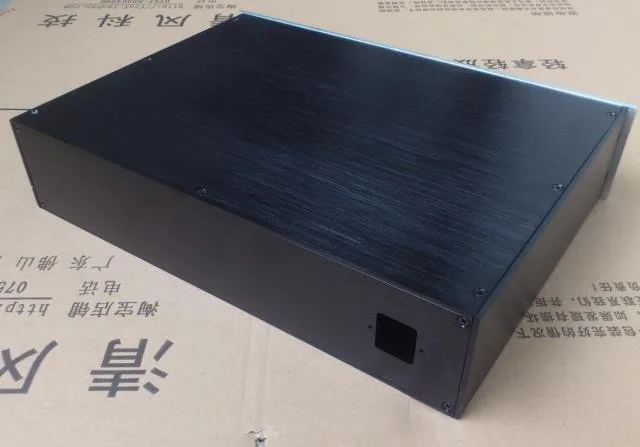 Цельноалюминиевое шасси предусилителя/строительный чехол/DIY box (430*90*308 мм) |