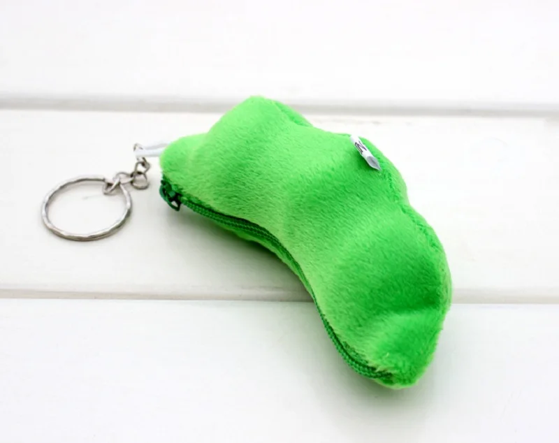 Pea Pod милый Kawaii мягкая мультяшная кукла креативный плюшевый кулон горох брелок