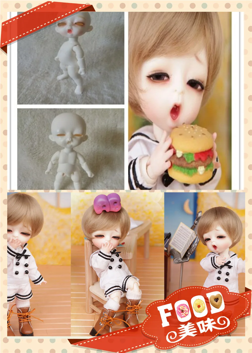 

Кукла 1/8BJD-Iouis free eye, чтобы выбрать цвет глаз