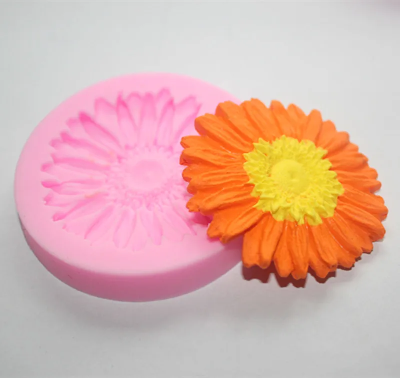 Новинка большая Цветочная Хризантема раннее мыло шоколадная форма для кухни
