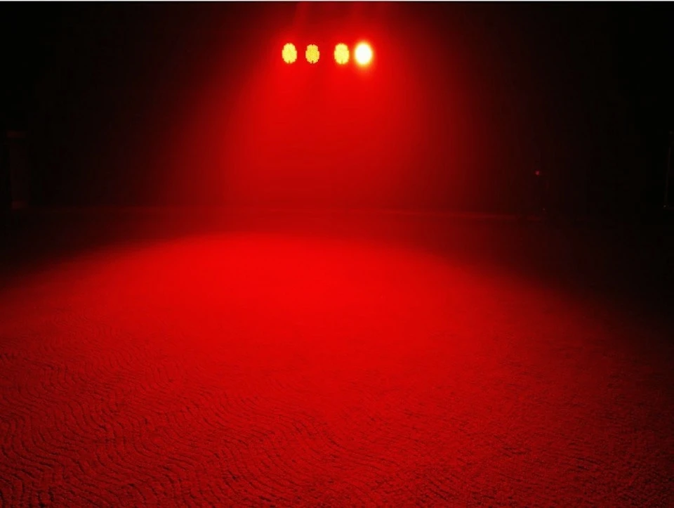 6 шт./лот LED par Light 177x10 мм RGB Par64 огни DMX/Авто/Звук черный/серебристый корпус диско