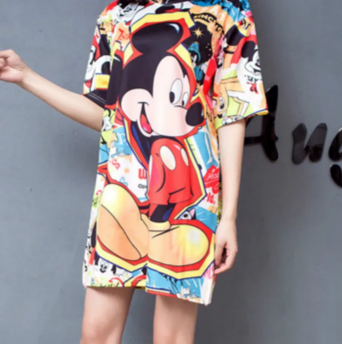 2018 новые женские oversize летняя футболка Для женщин Мода Повседневное круглым