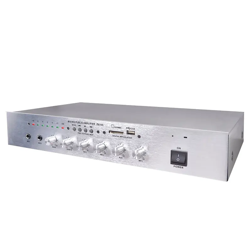 Усилитель 100 Вт потолочный USB высокомощный динамик Bluetooth Кампус система