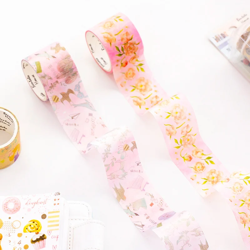 5 шт. Милые Японские животные цветы Еда Набор декоративного скотча Васи рукоделие