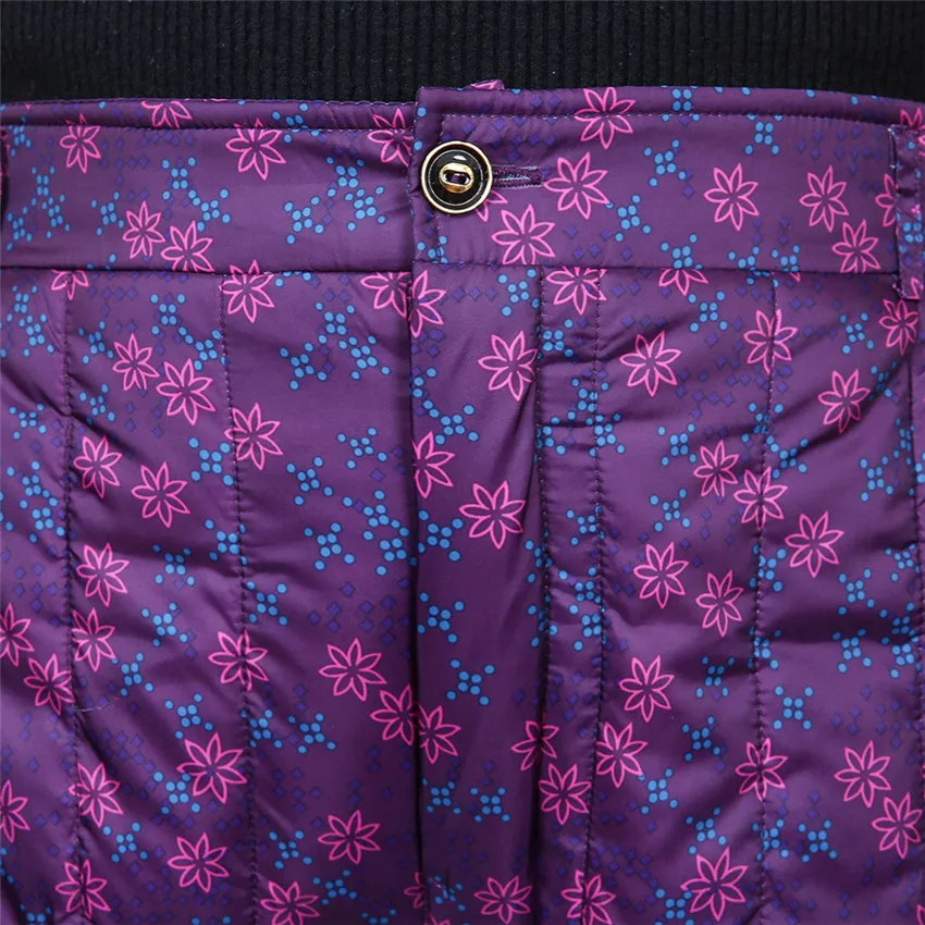 Новинка 2019 зимние свободные женские пуховые хлопковые брюки длинные с высокой