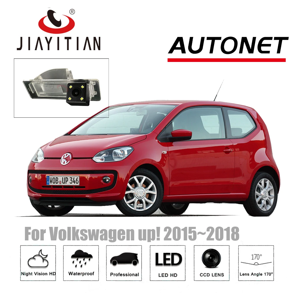 JIAYITIAN камера заднего вида для Volkswagen UP! VW UP 2015 ~ 2018 CCD вида|rear view camera|night vision reverse cameraplate