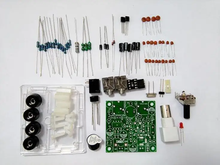 S-PIXIE CW QRP коротковолновый ham радиолюбительский трансивер 7.023 мГц DIY комплекты + Case |