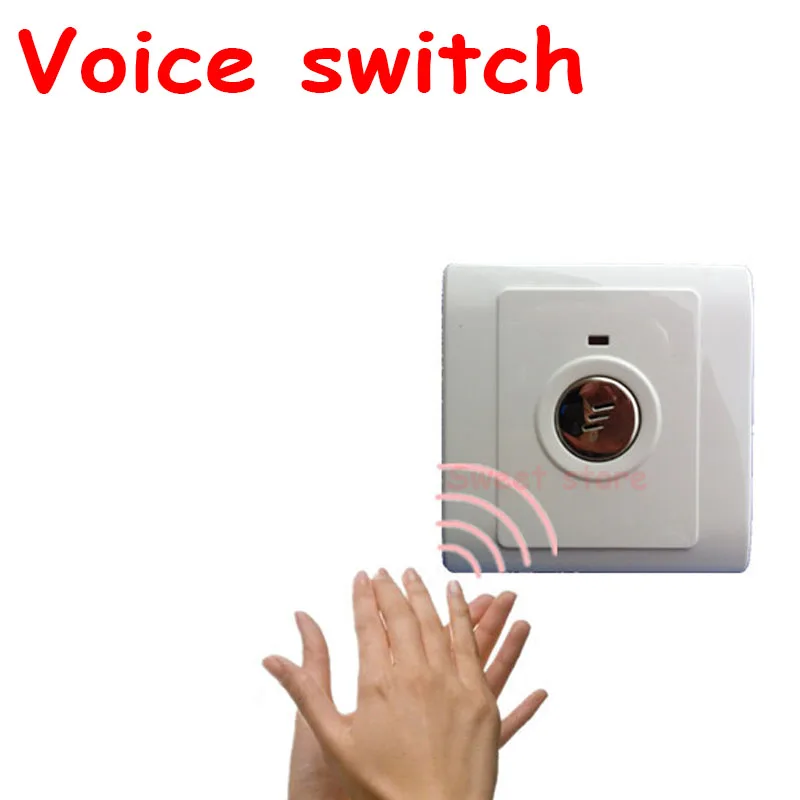86 Model Hotel Gallery Way Voice Control Time-lapse Switches 220V Sound and Light Controlled Energy-Saving Switch Panel CM009 HH |