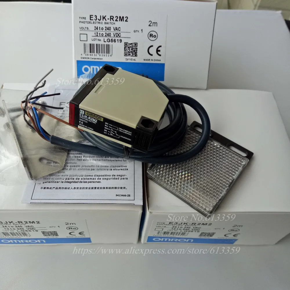 Фотоэлектрический Переключатель Omron 24-240 В переменного тока 12-240 постоянного