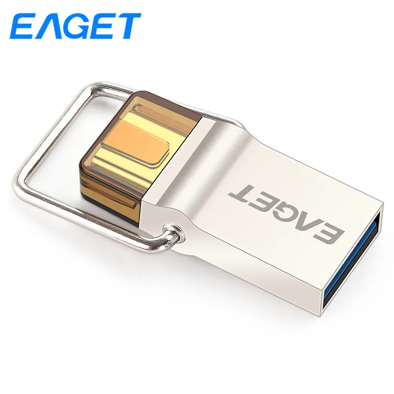 Eaget OTG USB флеш накопитель 32 Гб 16 3 0 Тип C флэш диск мини 64 флешки для ПК type телефонов