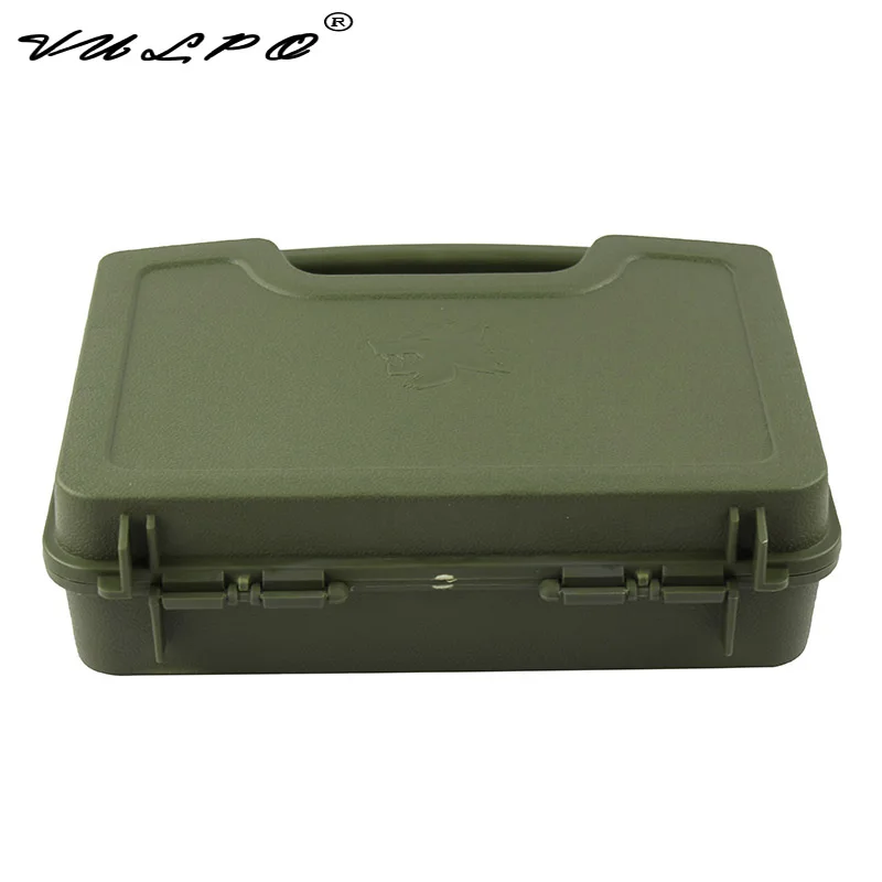 VULPO ABS Pistol Case Tactical handbags Hard Gun Padded Foam Lining For Hunting Airsoft | Спорт и развлечения