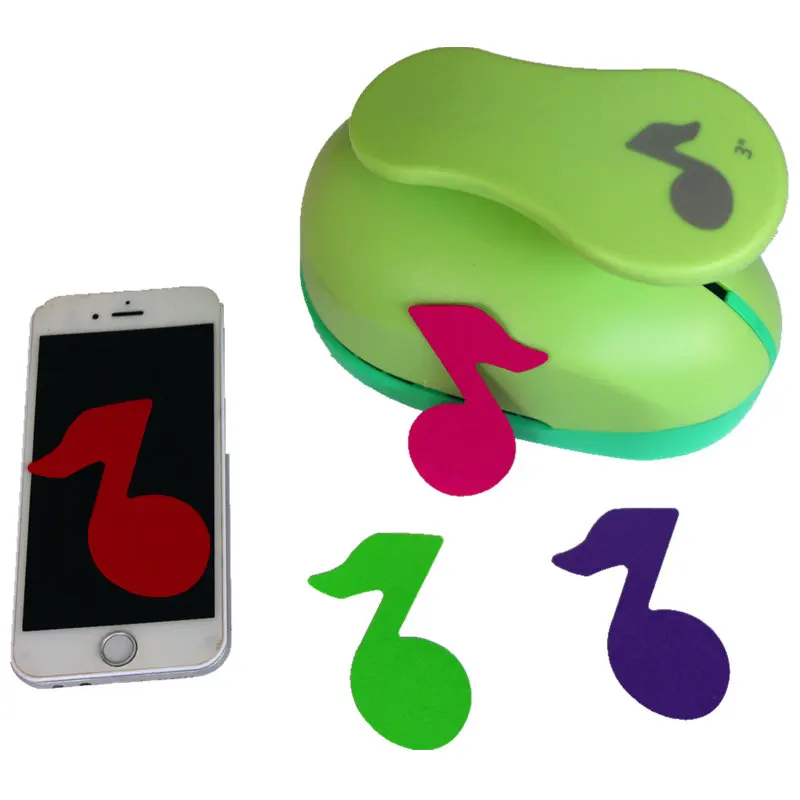 

Super Large 3'' ( 75mm) Music symbol Design DIY Craft Punch EVA Creative Embosser Punch Card making Stationery Kid Scrapbooking