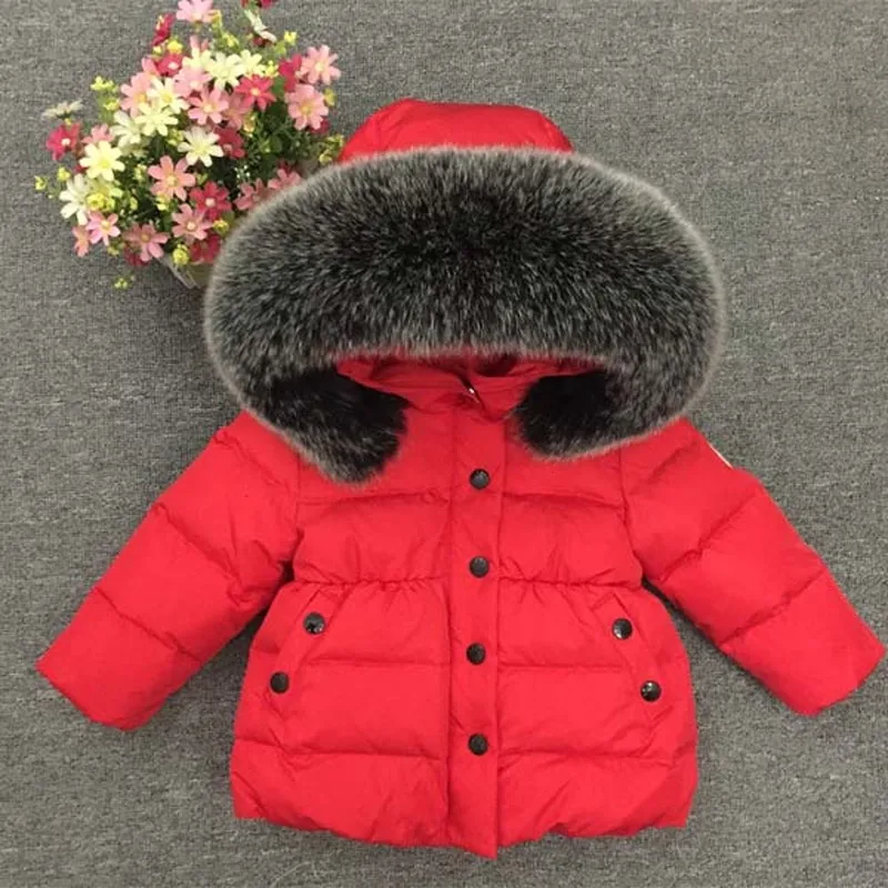 Dollplus детская зимняя куртка пуховик для девочек и мальчиков Детская пальто с