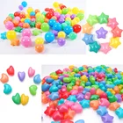 50100 шт., Звездные мячи в форме сердца, Мягкие мячи для океанов, воздушный бассейн для снятия стресса, шары для океанской волны, мячи для бассейна с водой, детские игрушки