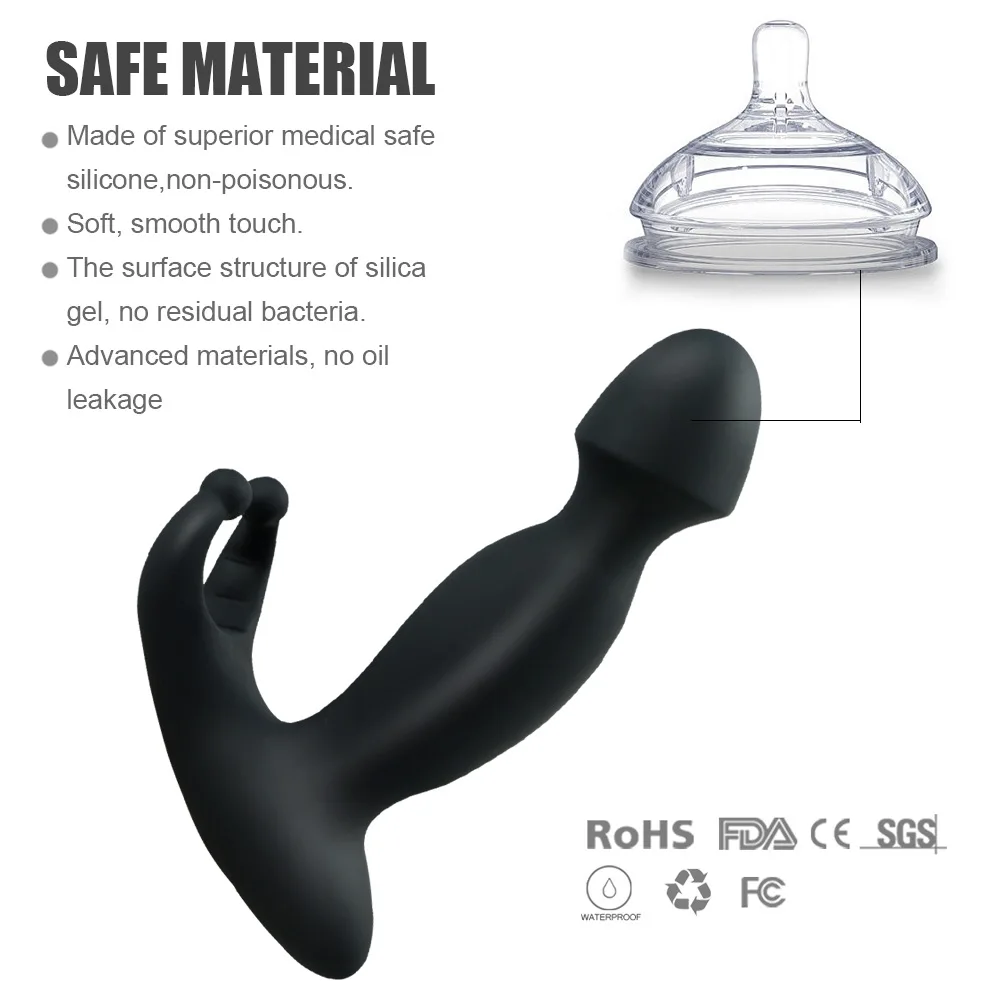 Anal Vibrator Dildo Sex Toys for Men Women Gay Plug Prostate Massager Silicone Butt Adult Products | Красота и здоровье