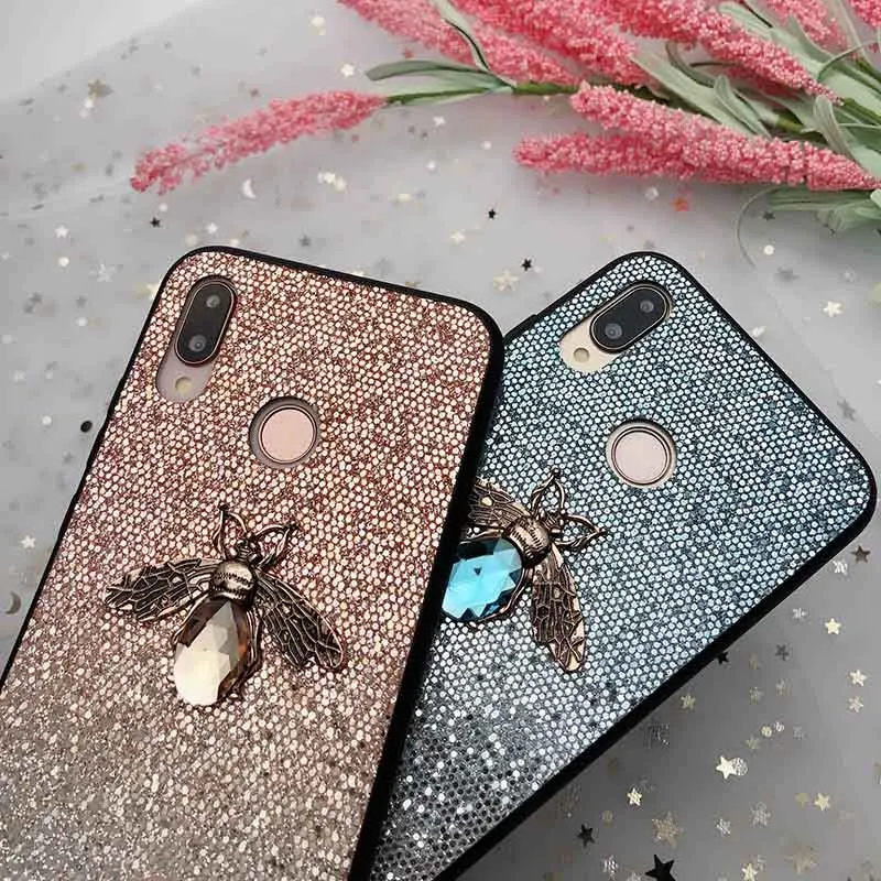 Металлический 3D чехол с блестками для iPhone 11 Pro Max X XS XR 7 8 6S Plus|Бамперы| |