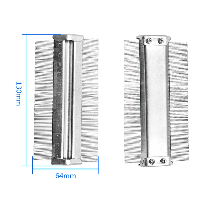 

Stainless Steel Contour Gauge, Profile Gauge, Shape Duplicator, 125mm, Precisely Copy Irregular Shapes Contour Measurement