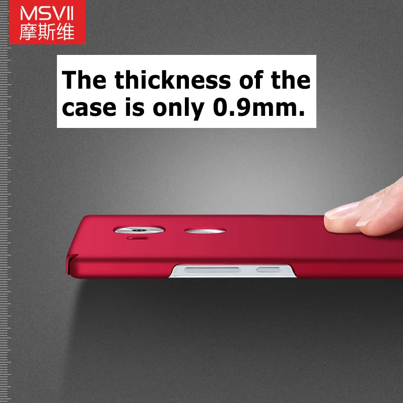 100% Original MSVII Brand luxury Case for Huawei mate 8 hard PC simple and frosted stylish Back cover slim serial mate8 |