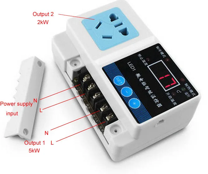2 кВт/5 кВт выход цифровой регулятор температуры с каналами термостат 200 см датчик
